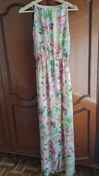 Vestido largo floral S