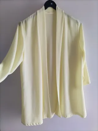 Blazer / Sobrecamisa amarilla talla única