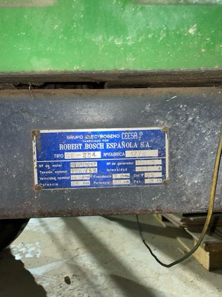 Grupo electrógeno 25 kVA motor Barreiros