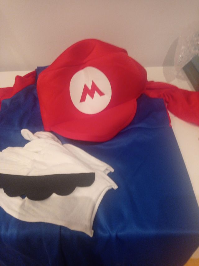 Disfraz Mario Bros Talla 120