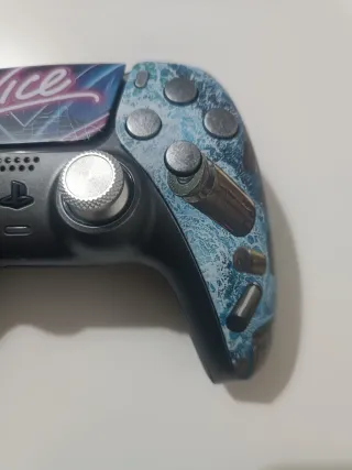 Mando PS5 GTA con joysticks TMR magnéticos