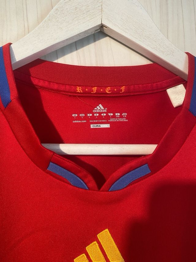 Camiseta Oficial España 2010 Adidas Roja