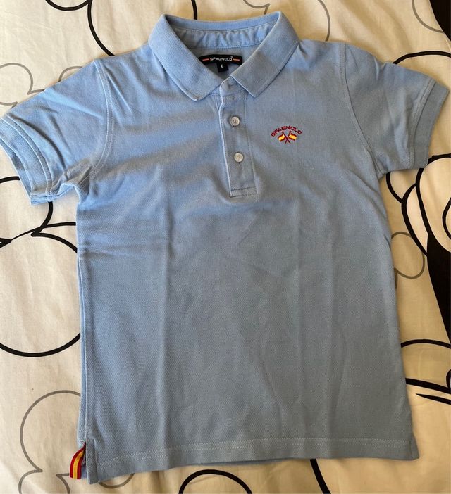 Polo Spagnolo infantil azul talla 6
