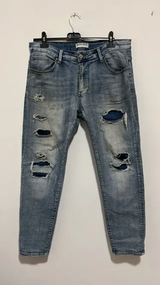 Jeans Bruno Leoni regular fit blu taglia 52
