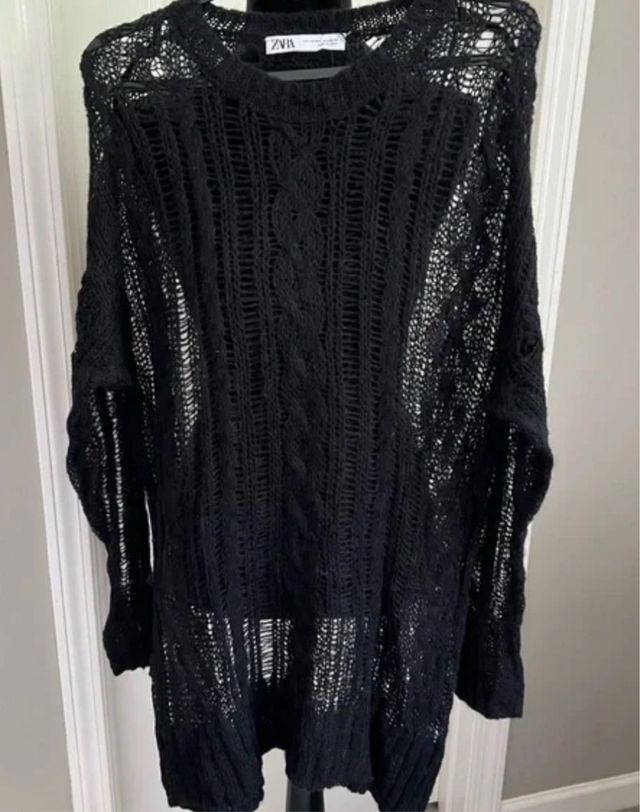 Vestido Zara Negro Talla Única