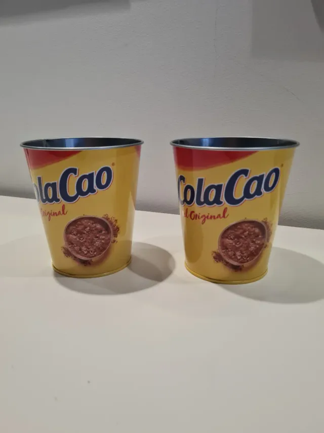 Vasos Cola Cao Original Metal 10 cada uno