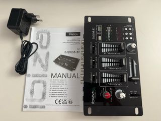 Ibiza DJ21USB-BT Mezclador DJ con USB y Bluetooth