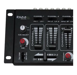 Ibiza DJ21USB-BT Mezclador DJ con USB y Bluetooth