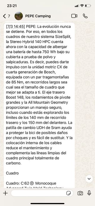 Bicicleta Cube Action Team 2024 talla m