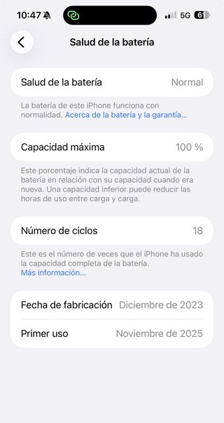 iPhone 15 Pro MAX Gris 256B Batería 100%