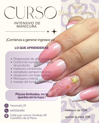 Cursos intensivo de uñas