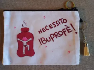 Bolsita neceser higiénico con dibujo