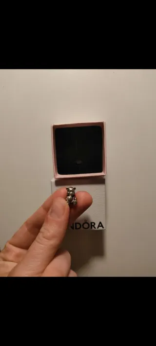 Pandora Charm Oso Plata