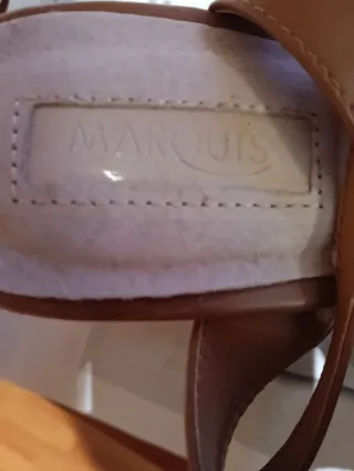 Sandalias  Marrones Cuña