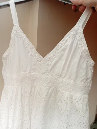 Vestido ibicenco, tipo boho 