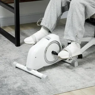 Mini bici estática blanca