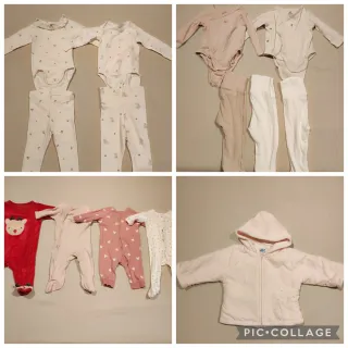 Lote Ropa Bebé Niña Invierno 0-6 Meses