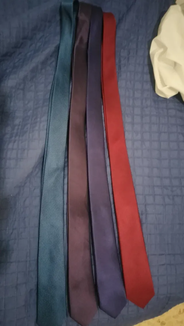 Conjunto 4 corbatas 6 cm