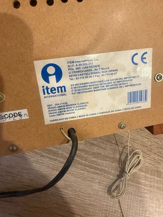 Radio Vintage Estilo Antiguo