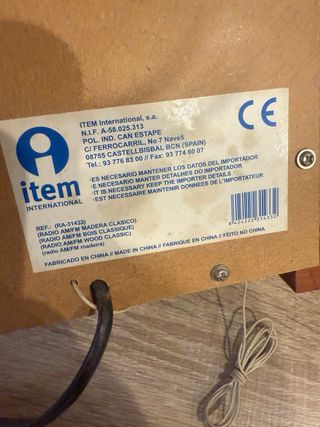 Radio Vintage Estilo Antiguo