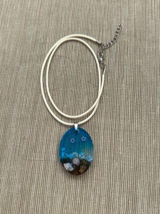 Collar Resina Artesanal Estrellas Mar