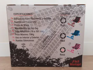 Patinete BIWOND Roller Dance asiento rosa