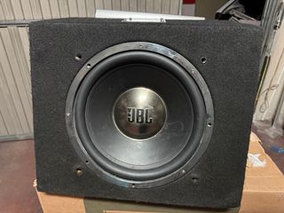 Subwoofer JBL Negro/Plateado