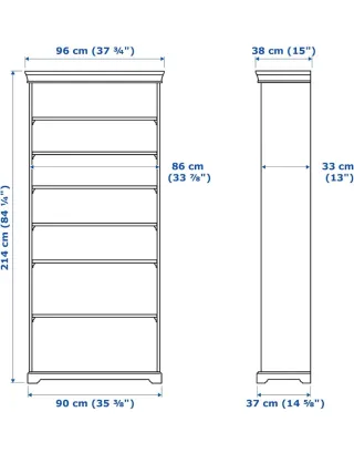 Conjunto Estantería y Vitrina LIATORP IKEA