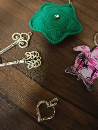 Colgante a forma de corazón