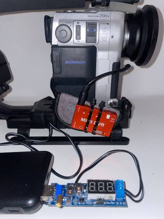 jvc gr-dvx9 tapeless and batteryless setup