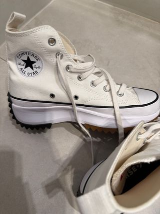 Converse Run Star Hike Blancas Talla 38.5