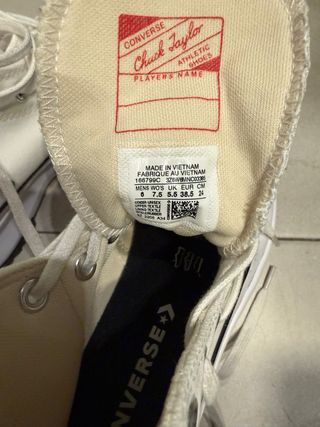 Converse Run Star Hike Blancas Talla 38.5