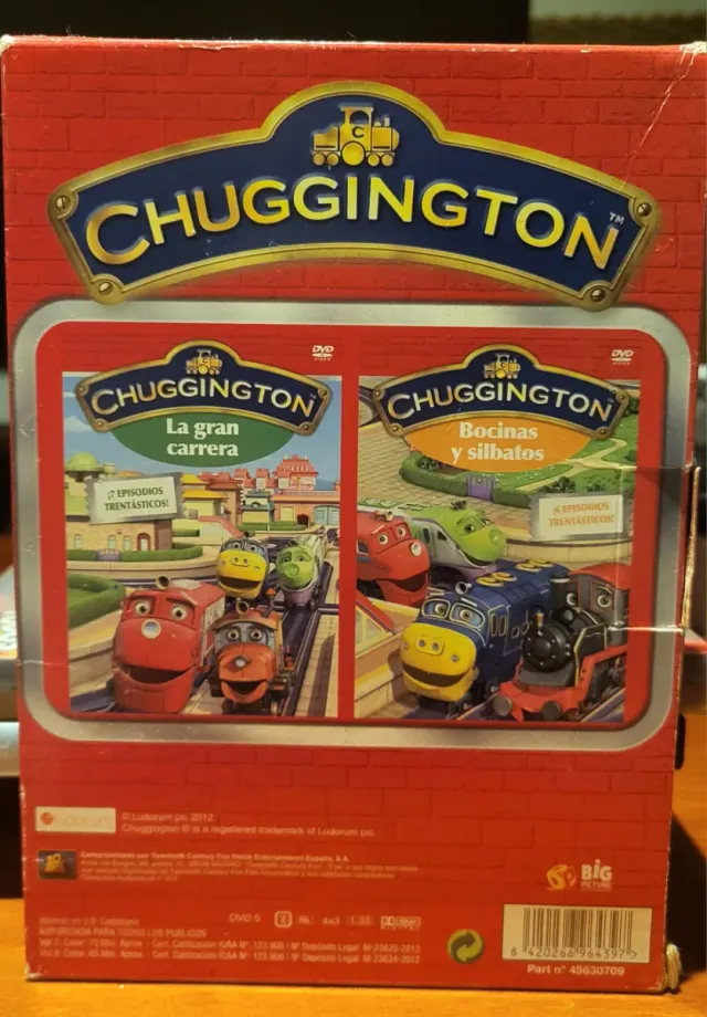 DVD Chuggington Serie Infantil Español vol. 7 y 8