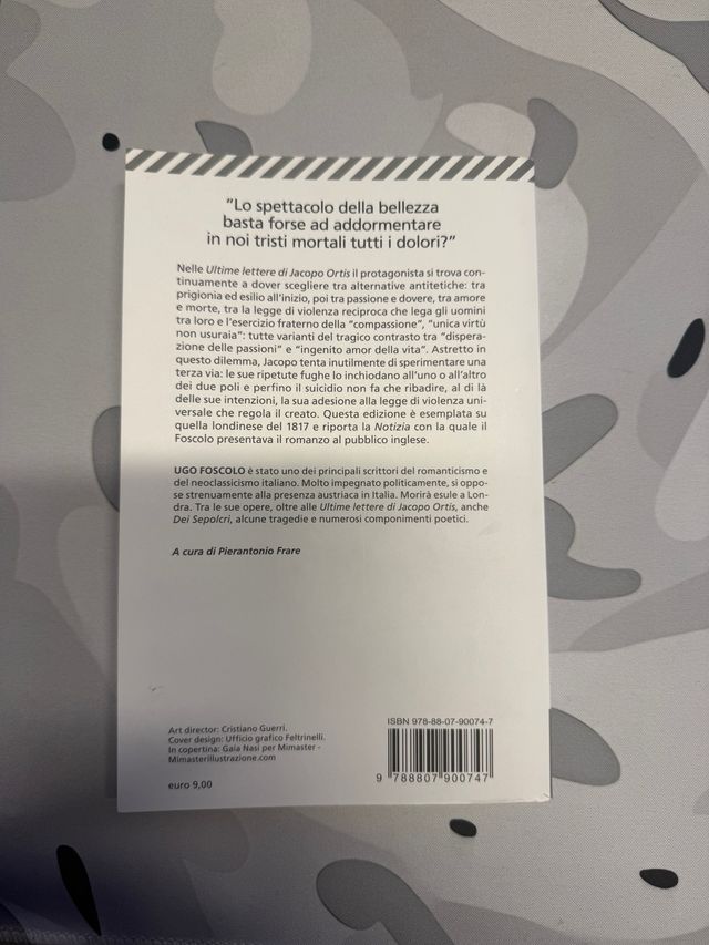 Ultime lettere di Jacopo Ortis