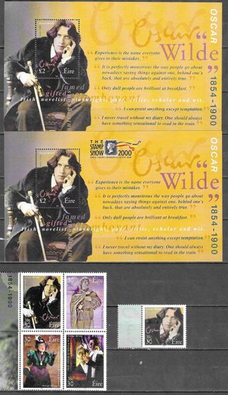 Sellos Oscar Wilde Éire 1854-1900