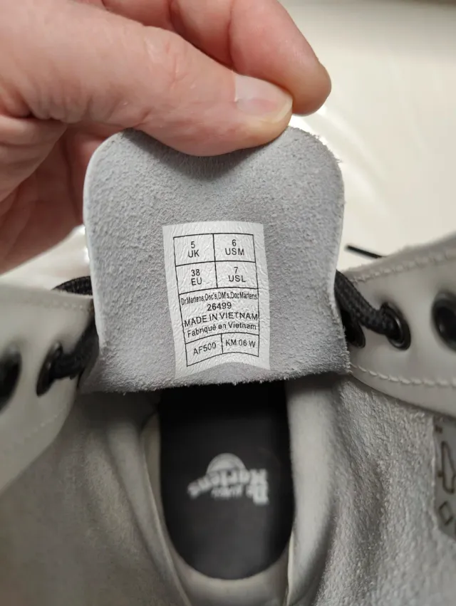 Scarponcini Dr. Martens bianchi