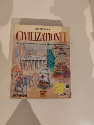 Civilization 2 Big Box Caja solo caja
