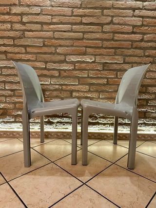 Set 2 Poltrone Artemide Selene + 2 Tavolini
