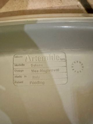 Set 2 Poltrone Artemide Selene + 2 Tavolini