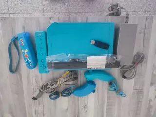 Consola Wii Azul Completa