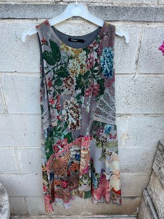 Vestido Desigual Talla S Multicolor