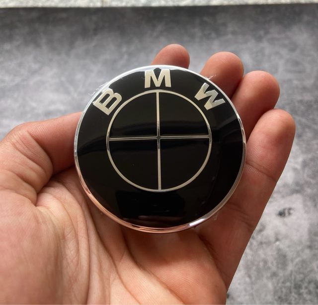 Tapabujes BMW 68mm Negros Nuevos (4 uds)