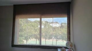Cortina Bandalux 200x175cm Tela Beige/Marrón
