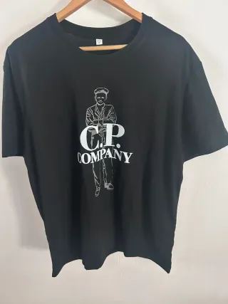Camiseta C.P. Company Negra Talla XXL