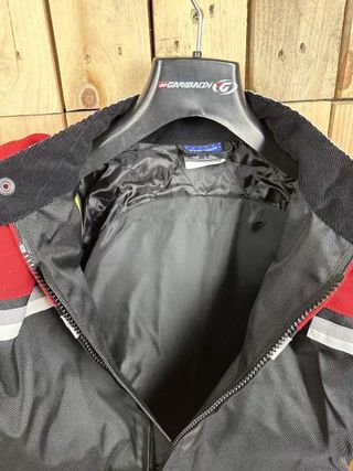 CHAQUETA T-S DE MOTO GREX ROJO/NEGRO