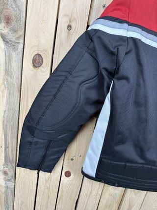 CHAQUETA T-S DE MOTO GREX ROJO/NEGRO