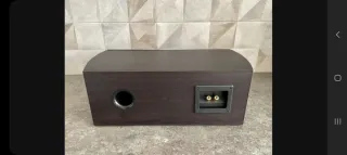 Altavoz Heco Central Marrón y Plata