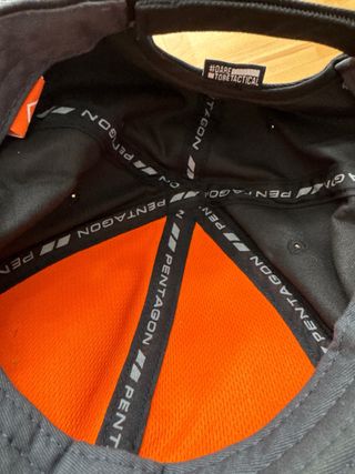 Gorra Pentagon Negra con Velcro