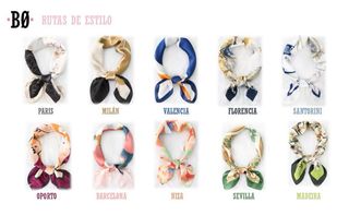 Pañuelo de mujer nuevo - modelo Santorini