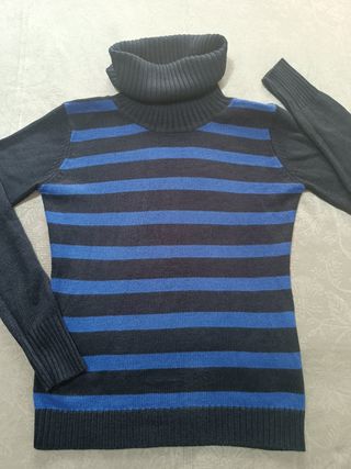 JERSEY CUELLO ALTO DE MUJER. TALLA S/M